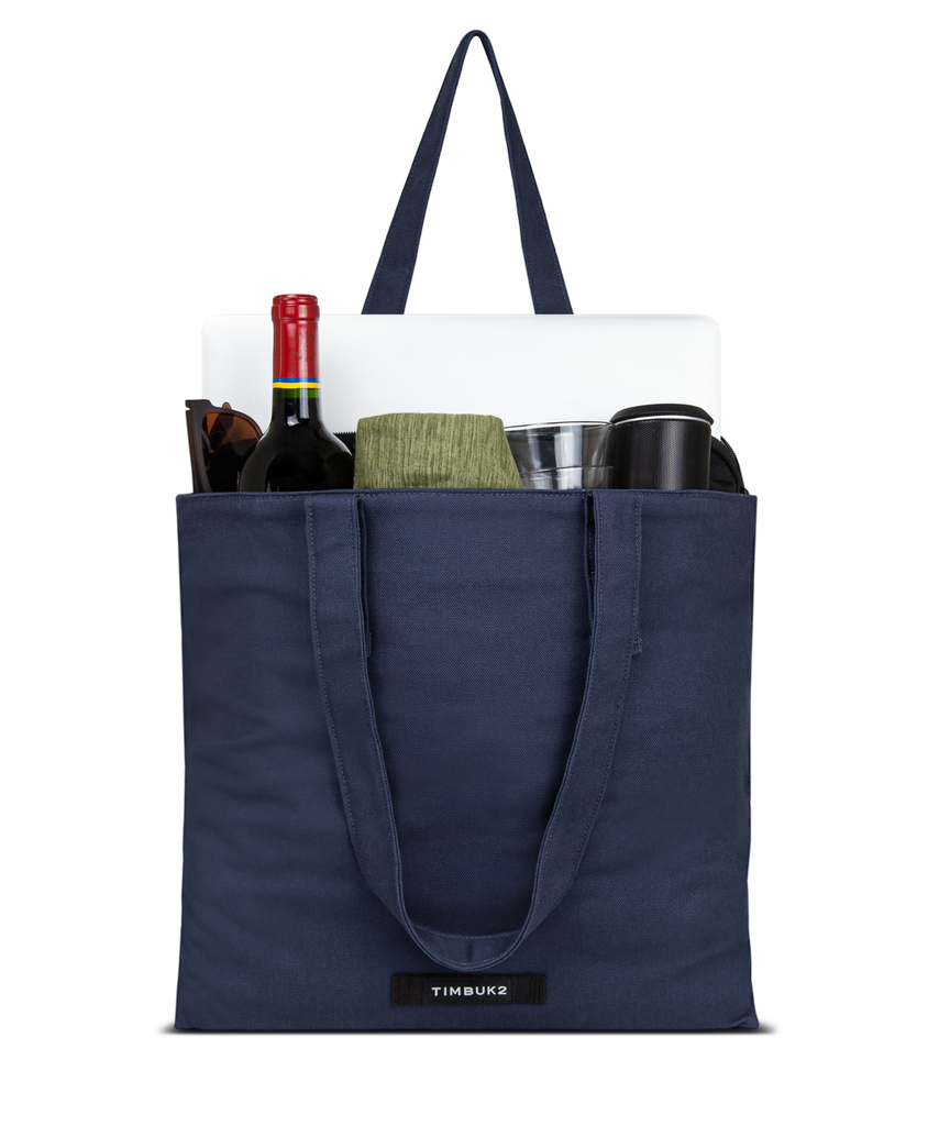 Navy canvas tote sales bag