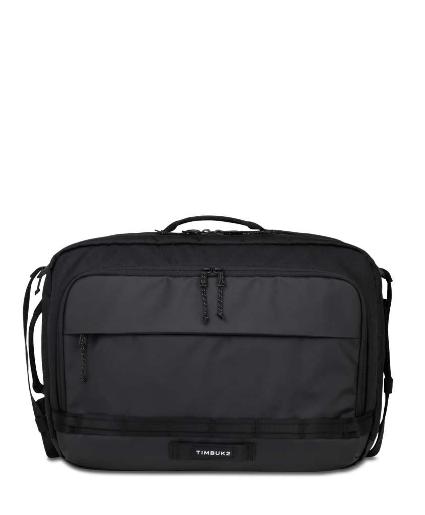 Briefcase with top backpack straps